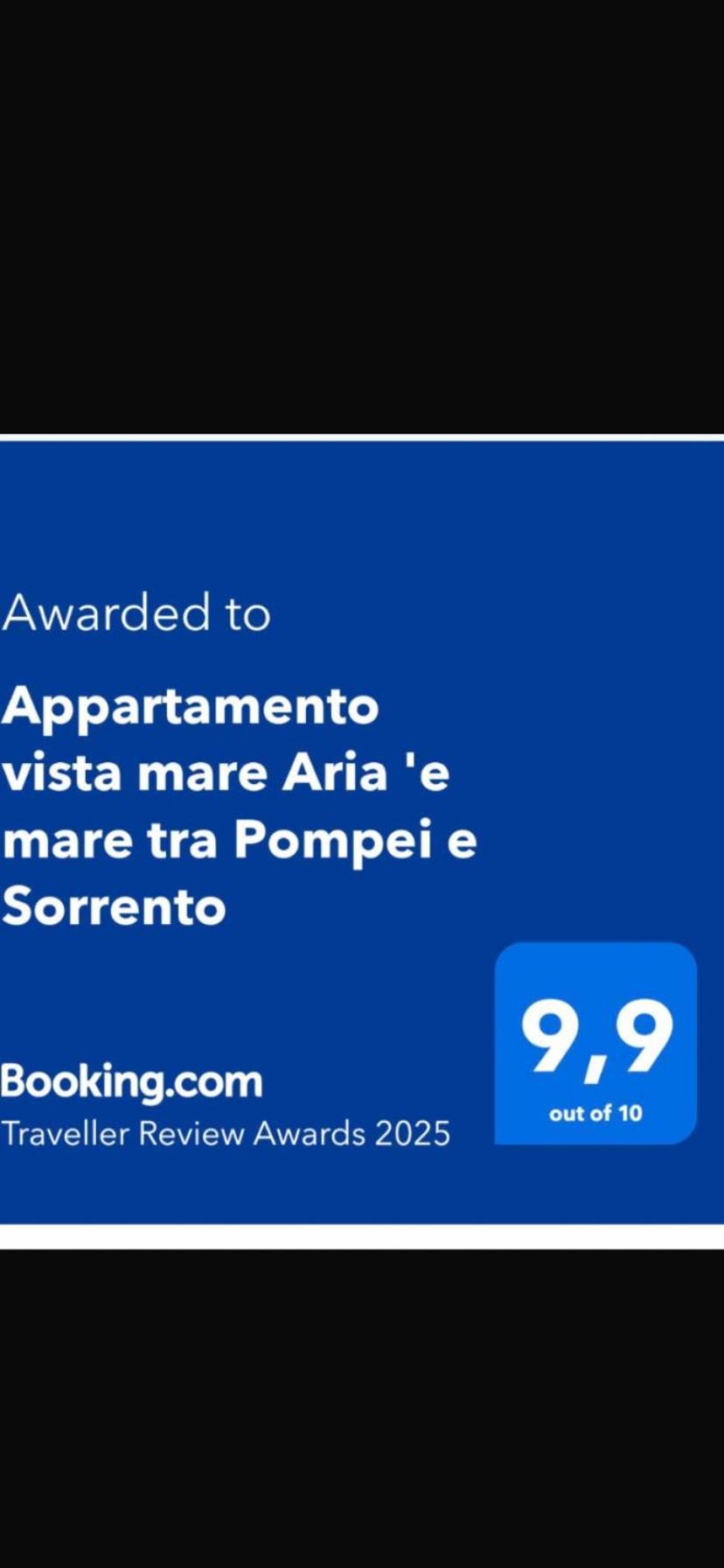 Appartamento Vista Mare Aria 'E Mare Tra Pompei E Sorrento Castellammare di Stabia Exterior foto